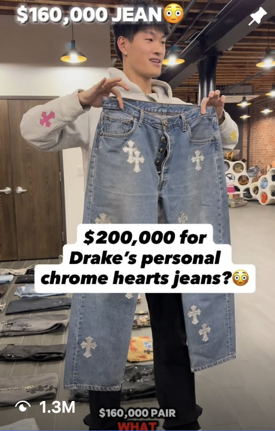 $200,000 for Drake's Personal Chrome Hearts Jeans?!